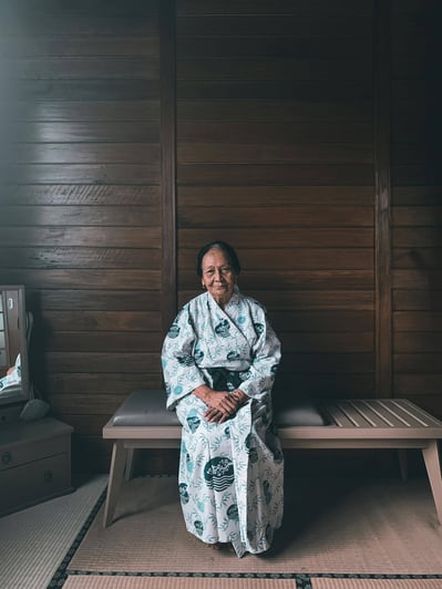 Older Japanese woman. Photo: Fian Dewangga